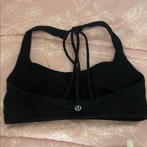 lululemon athletica Black Strappy Sports Bra